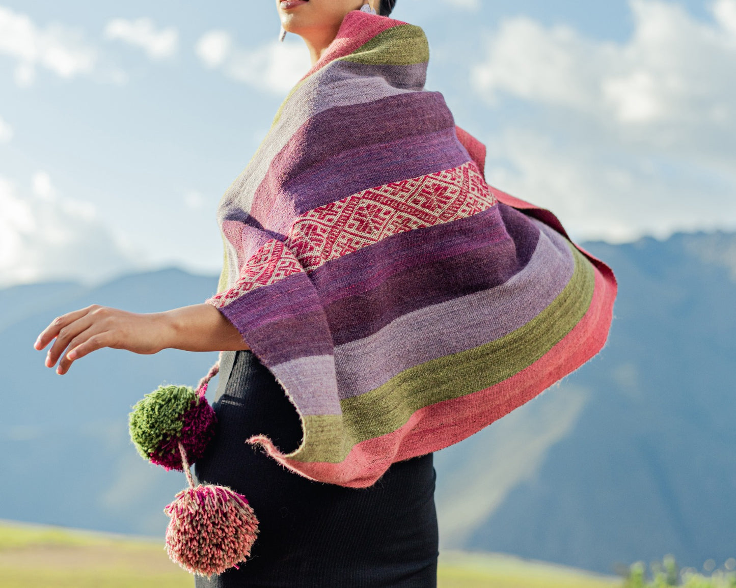 Alpaca poncho 007