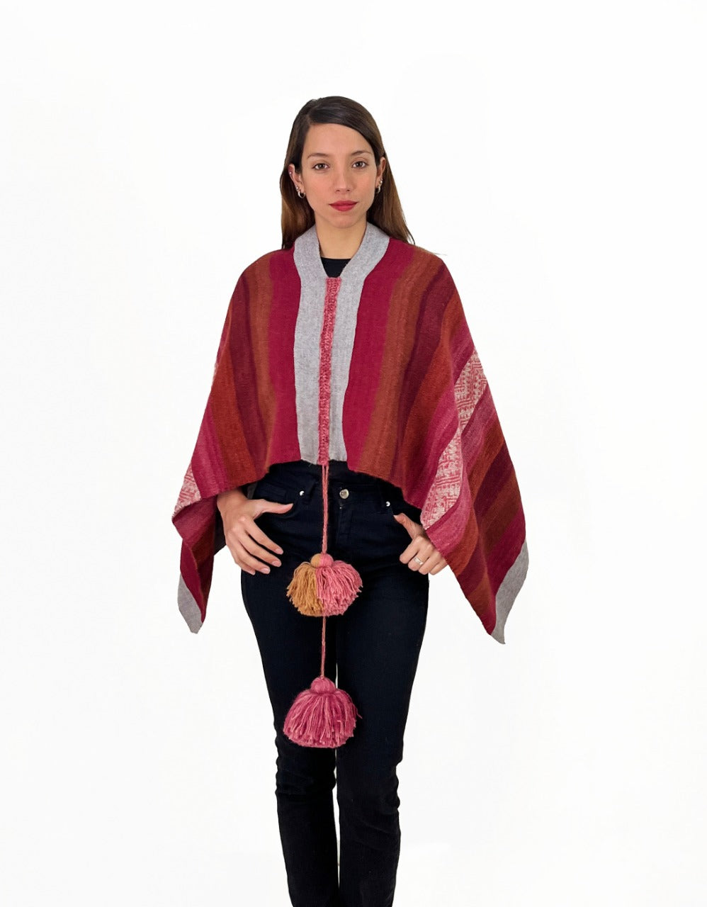 Poncho de alpaca 003