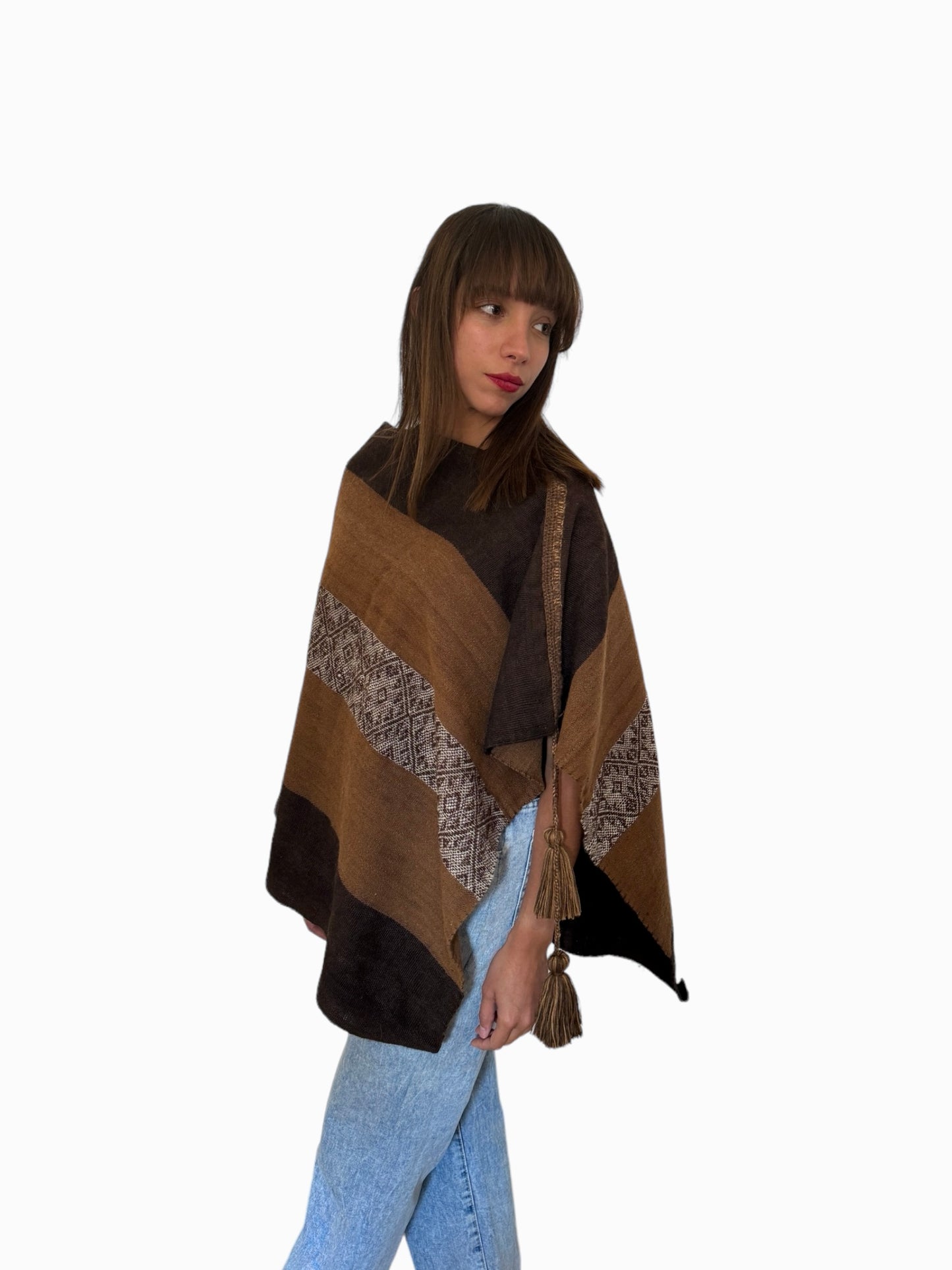 Poncho de alpaca 019