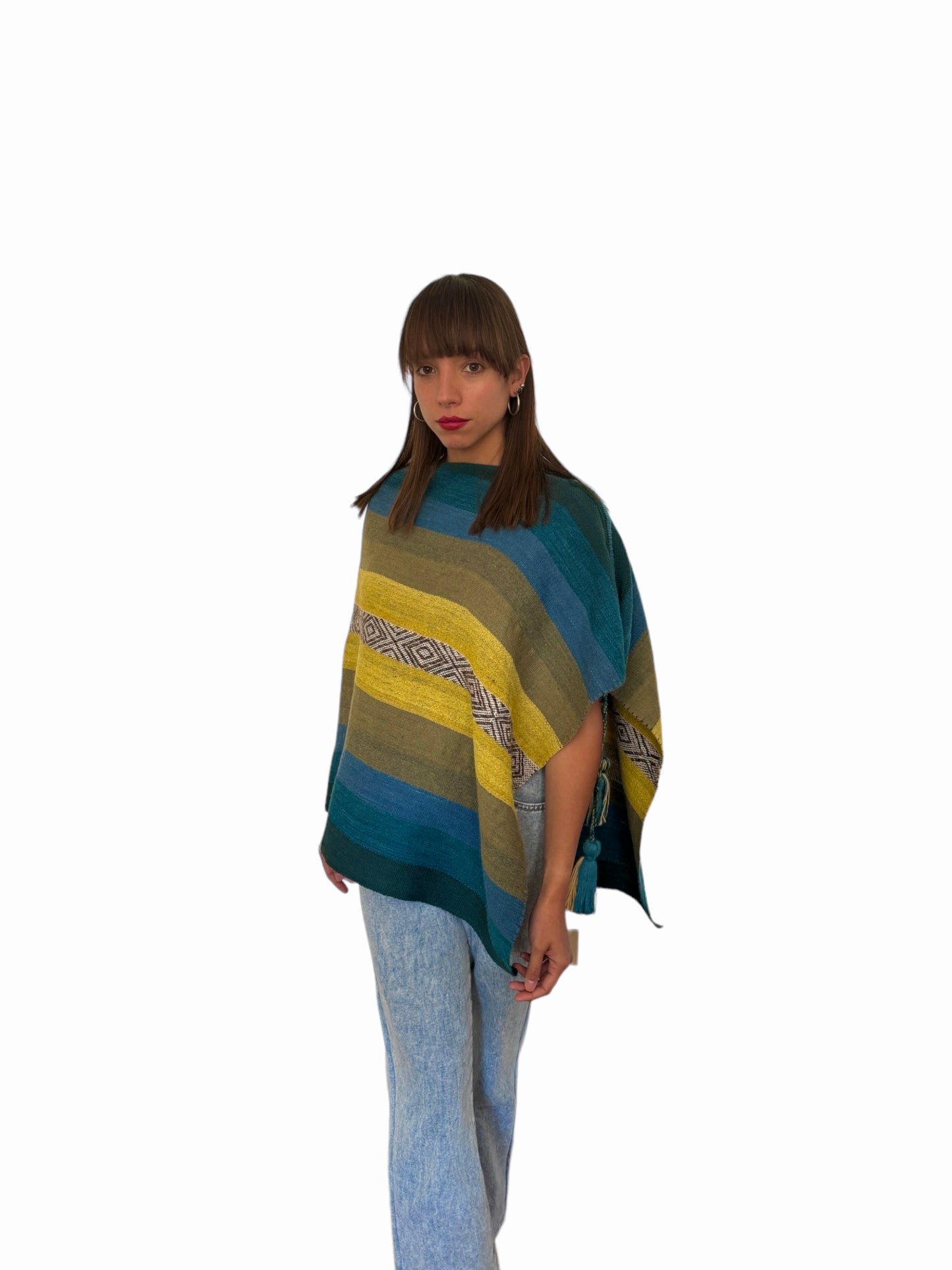 Poncho de alpaca 016