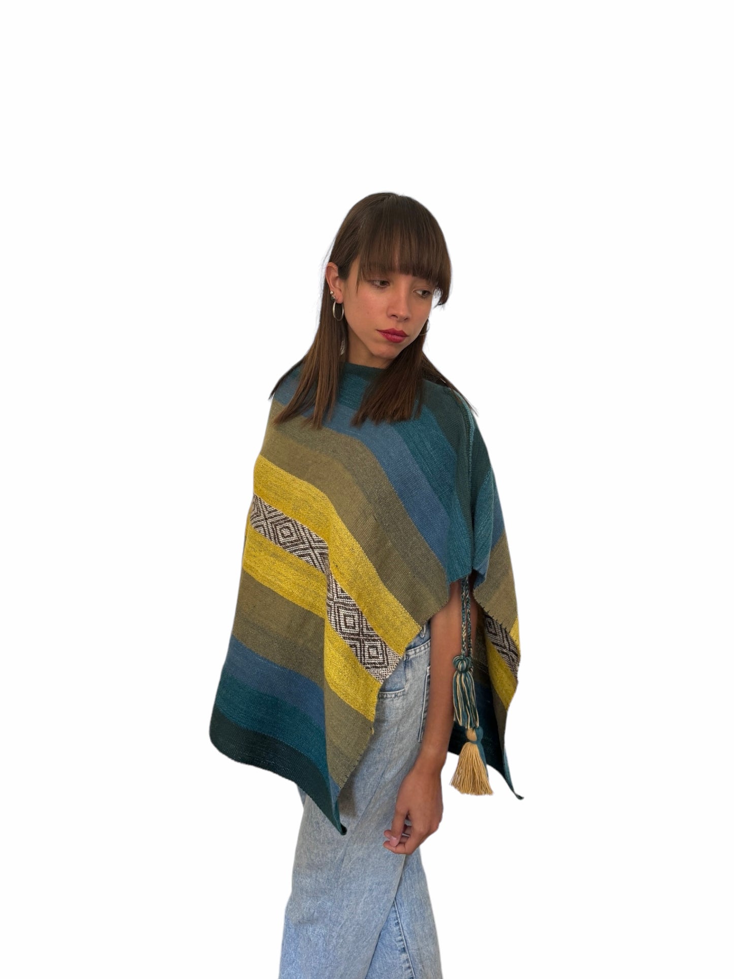 Poncho de alpaca 016