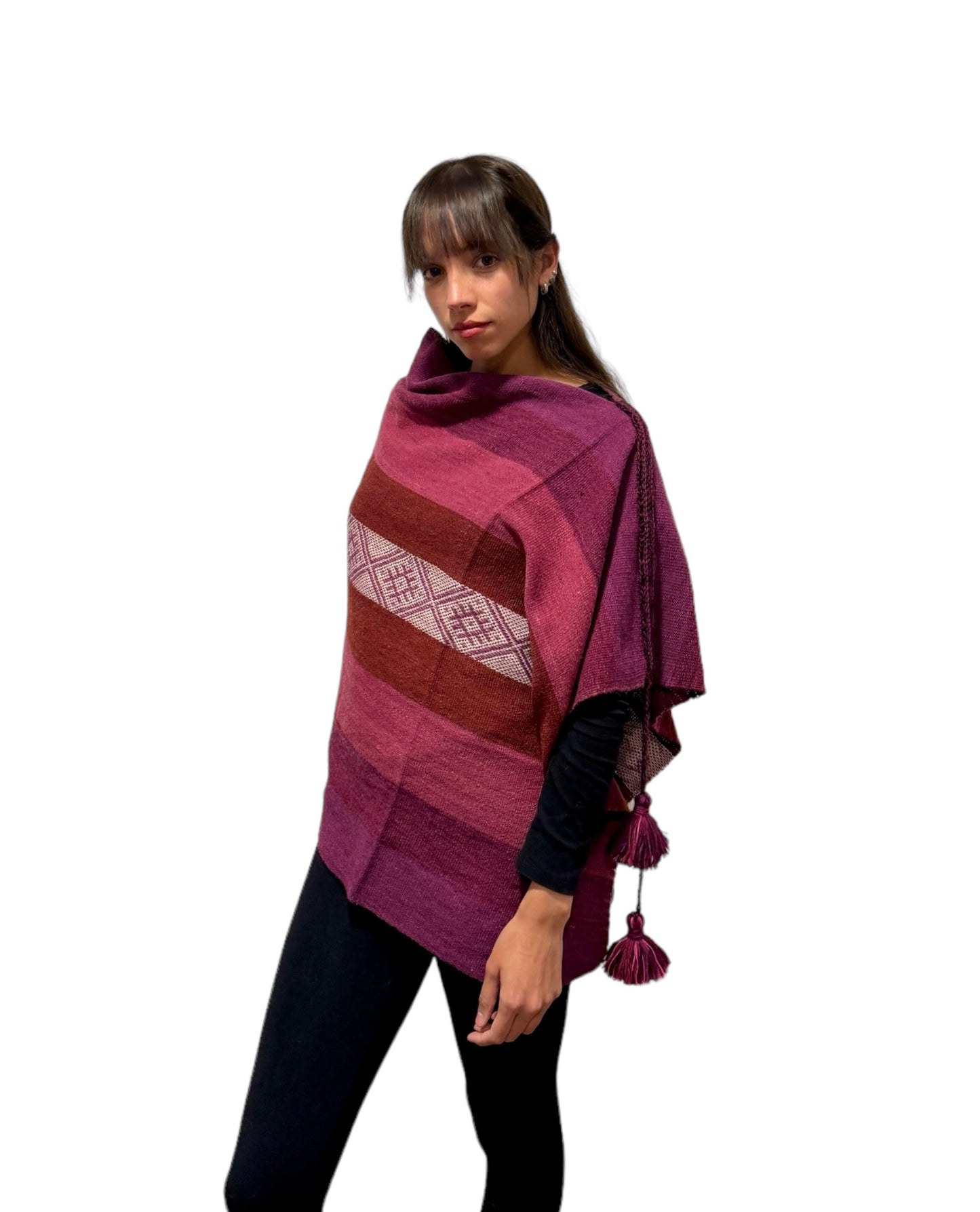 Poncho de alpaca 005