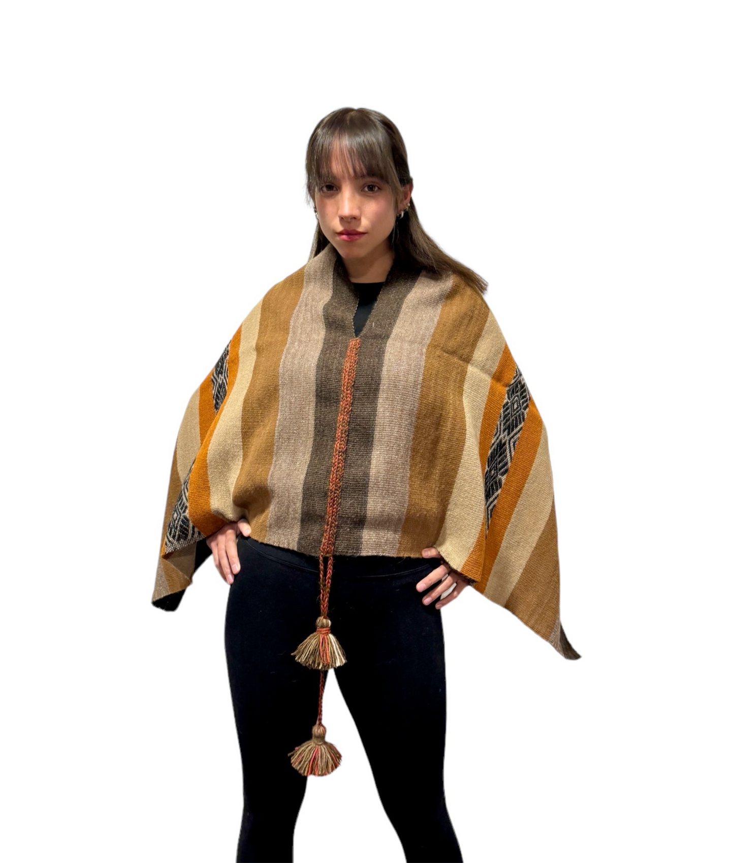 Poncho de alpaca 001