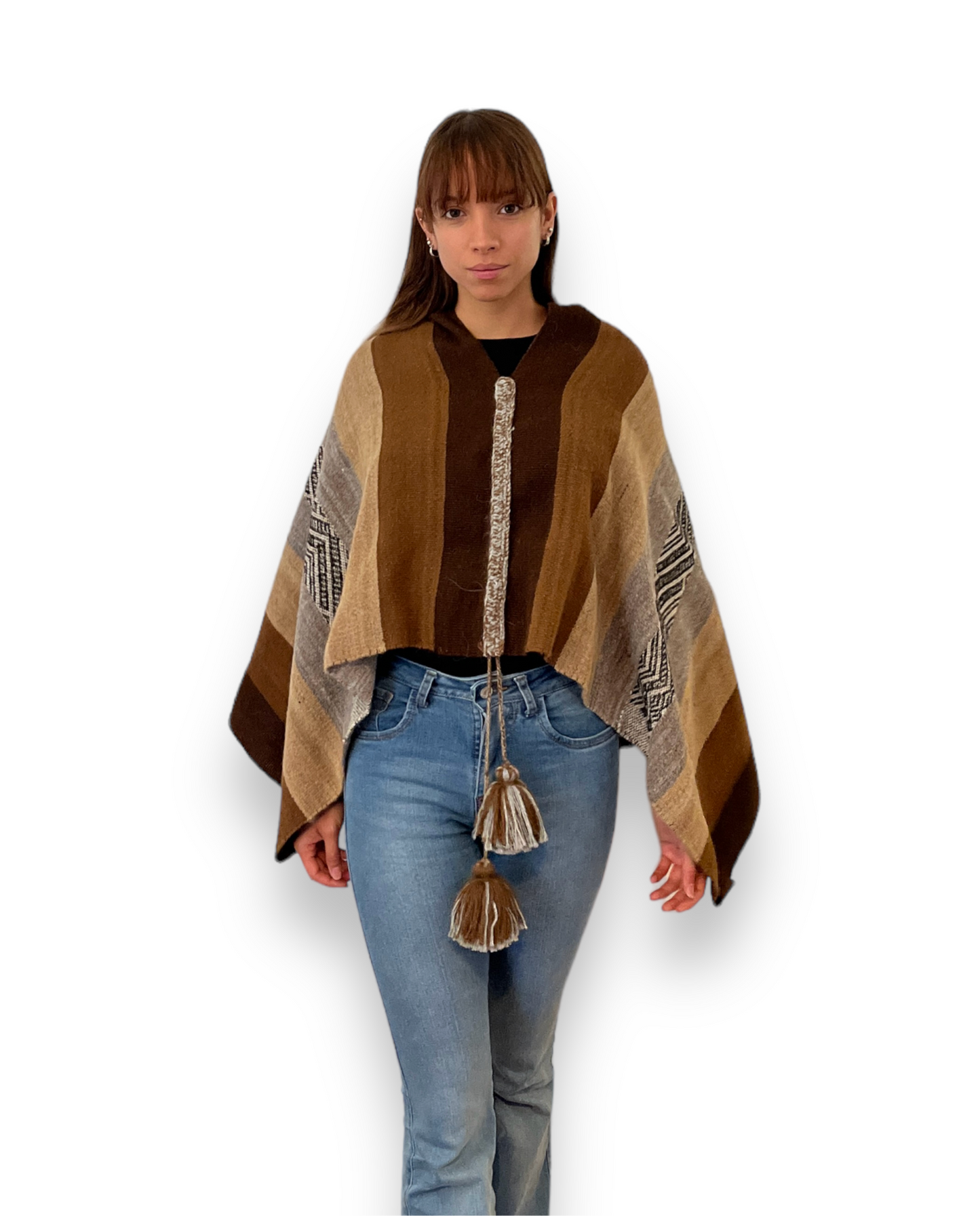 Poncho de alpaca 008