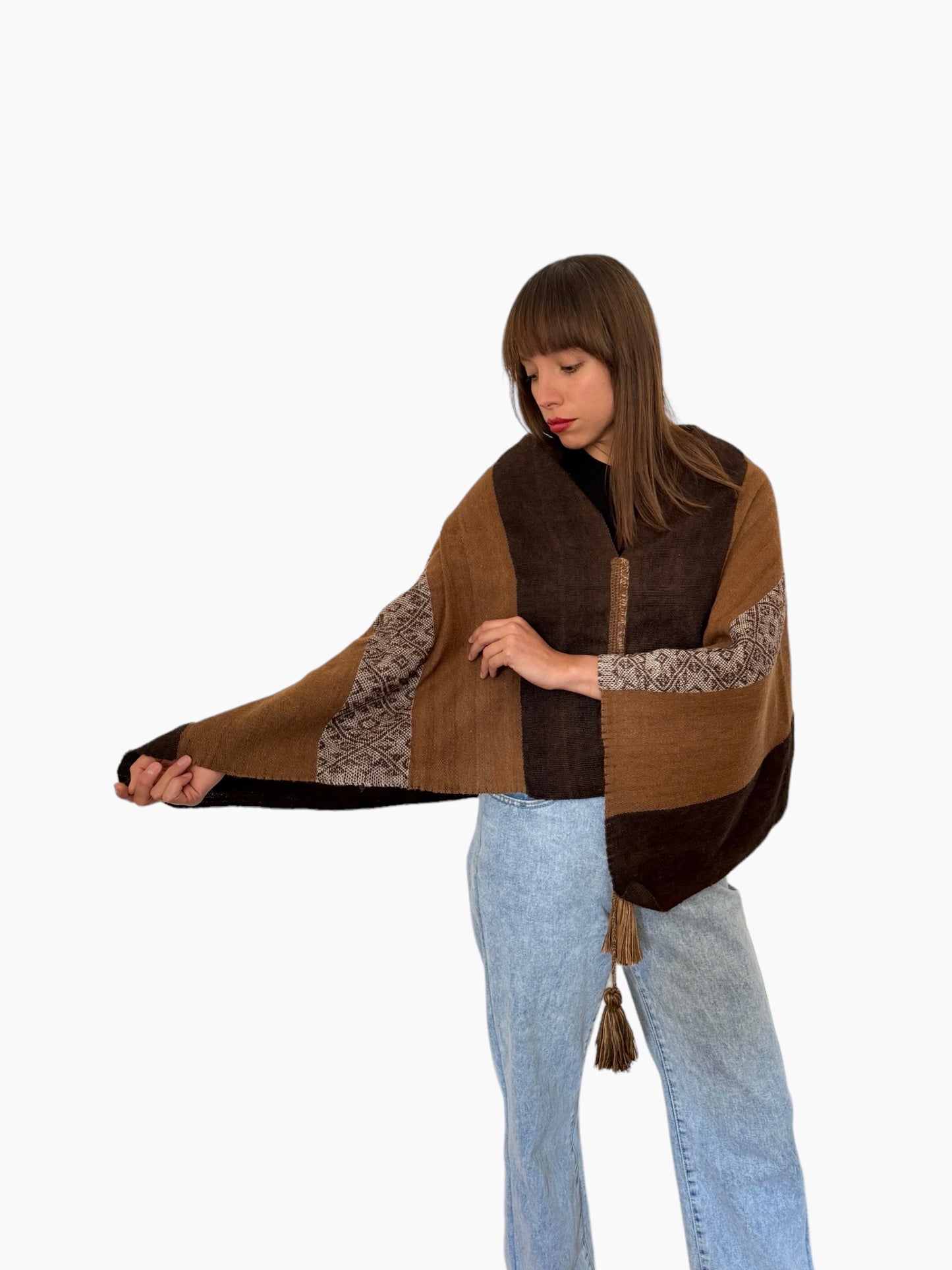 Poncho de alpaca 019