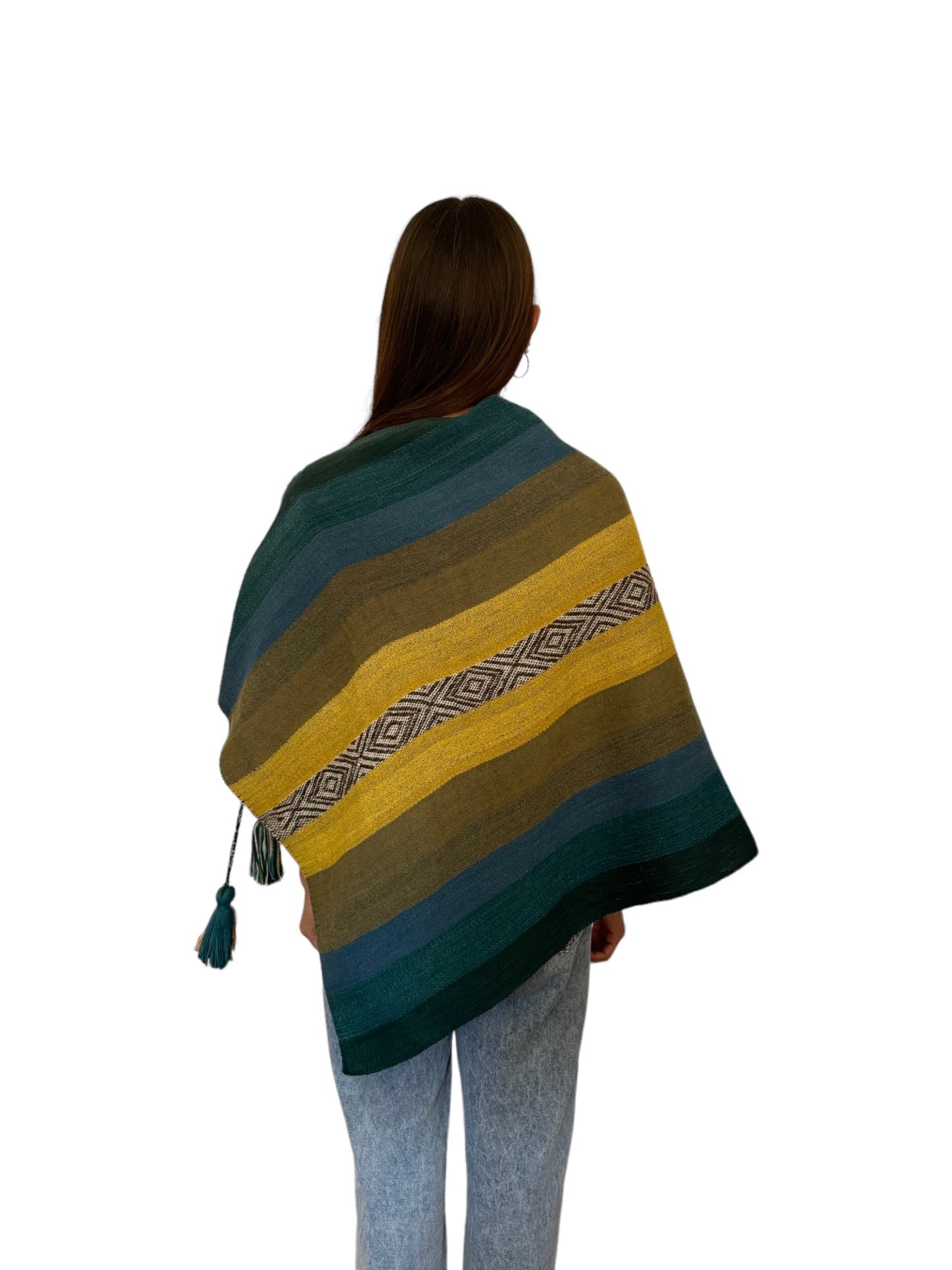 Poncho de alpaca 016