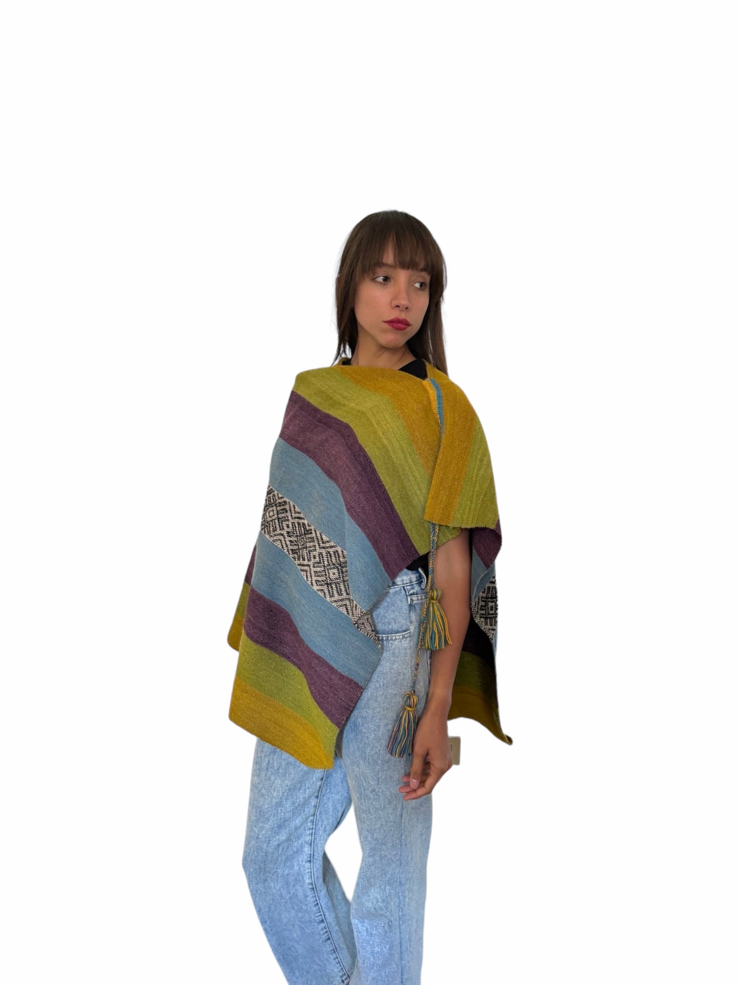 Poncho de alpaca 011