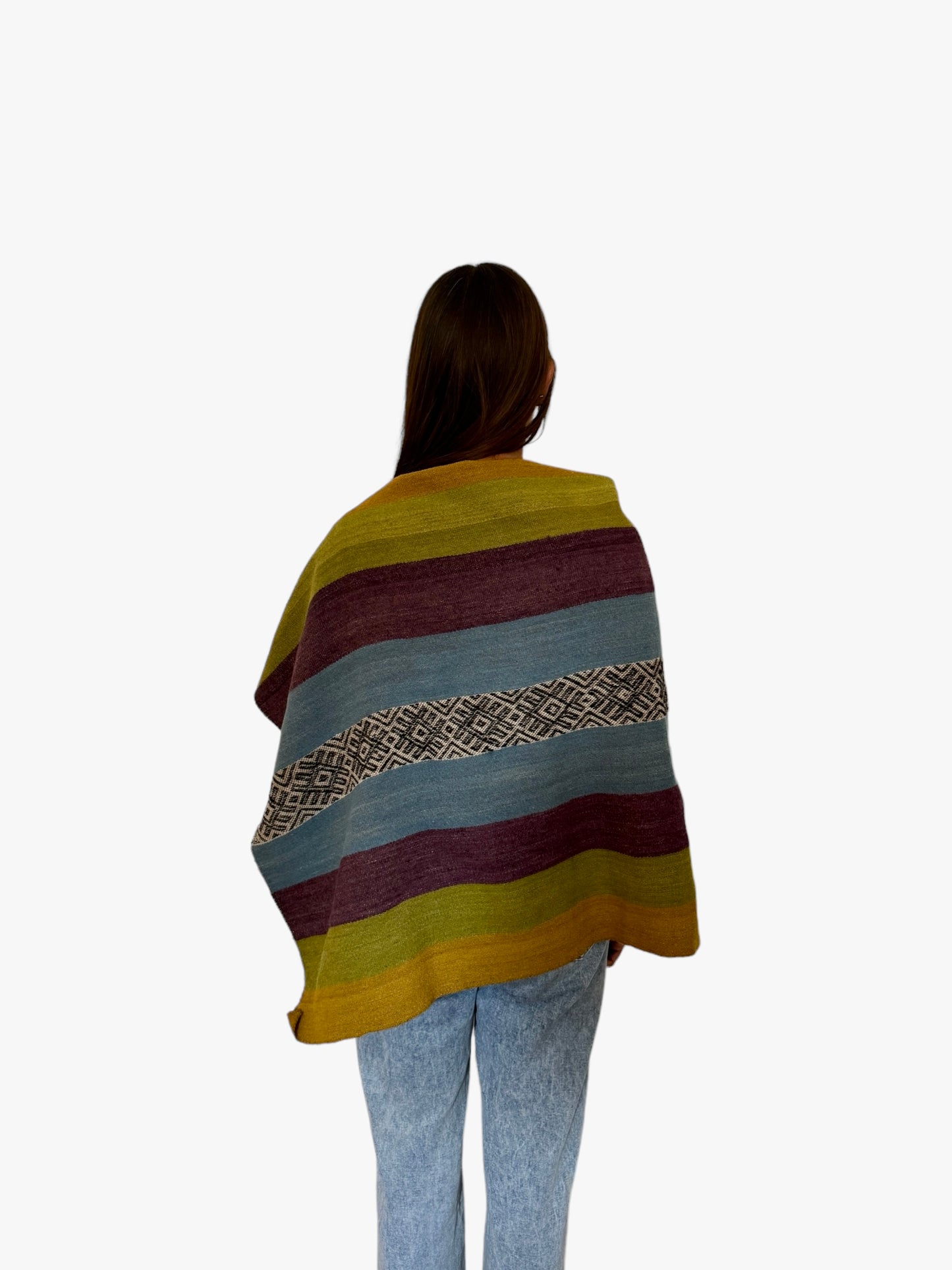 Poncho de alpaca 011