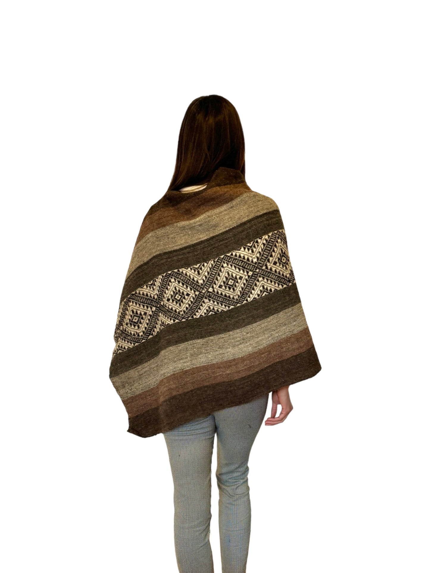 Poncho de alpaca 012