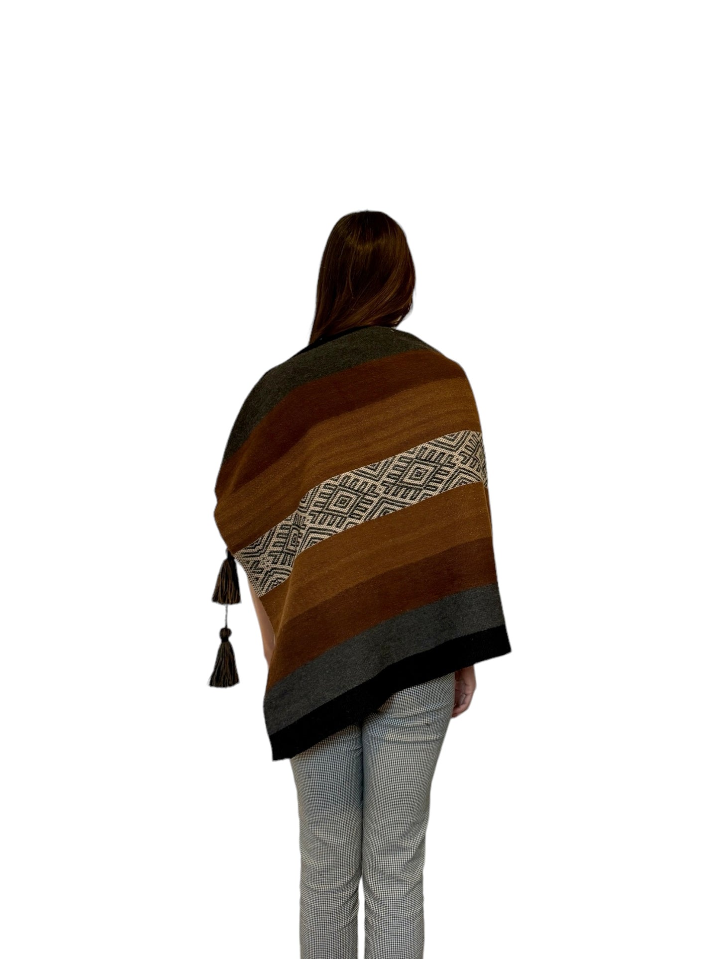 Poncho de alpaca 009