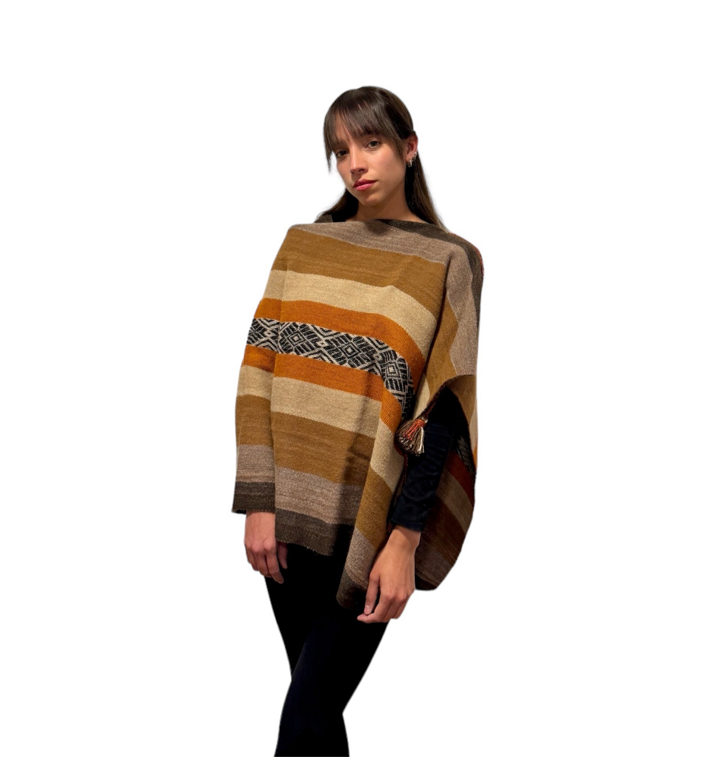 Poncho de alpaca 001