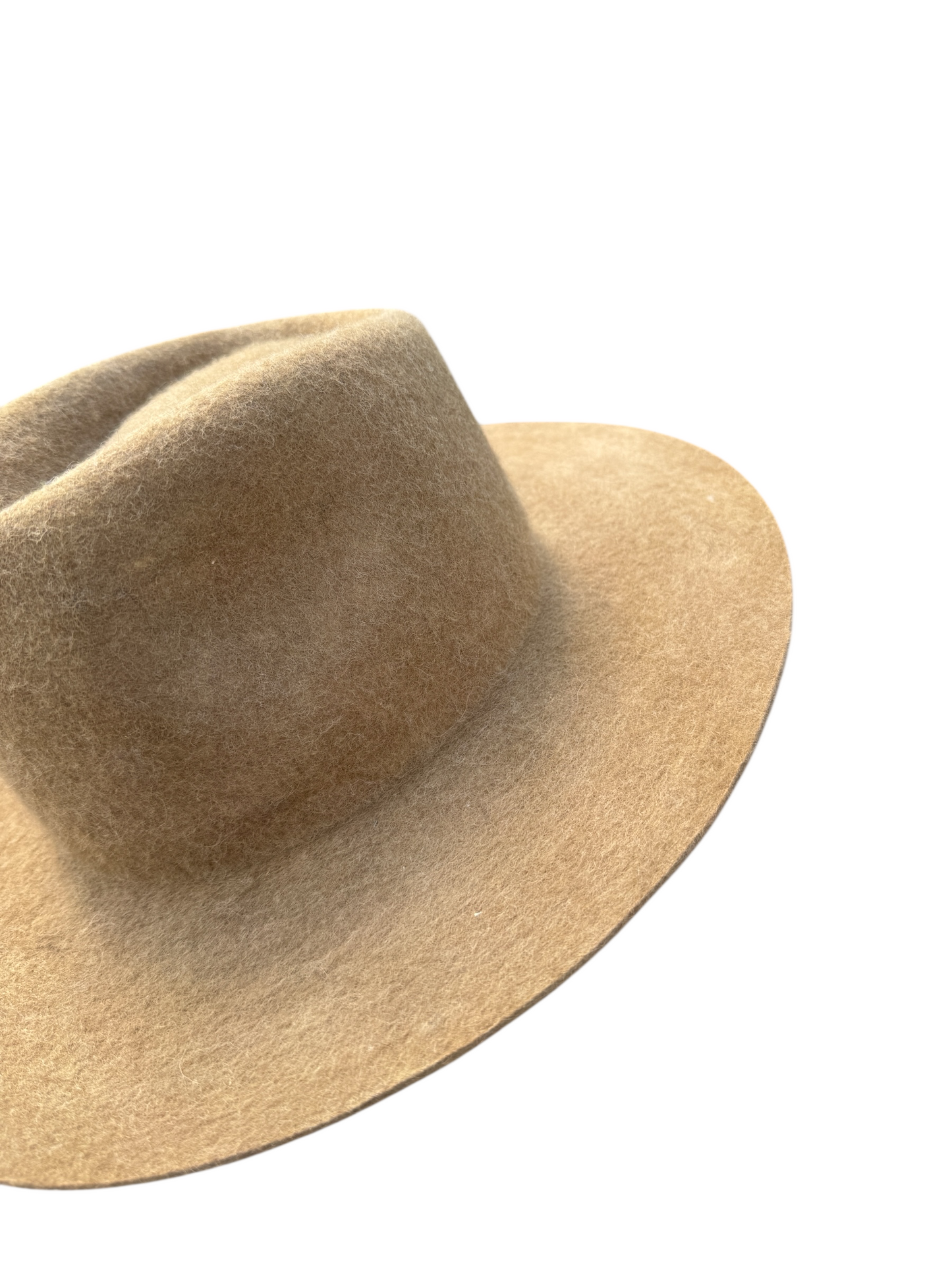 Sombrero Fedora Beige Claro