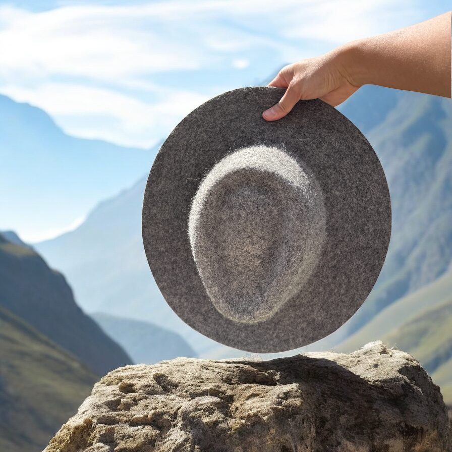 Sombrero Fedora Gris