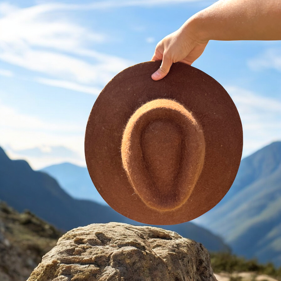 Sombrero Fedora Marrón