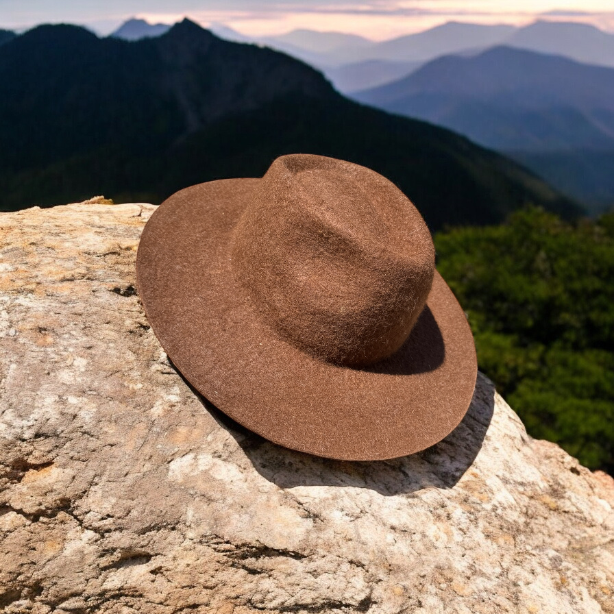 Sombrero Fedora Marrón