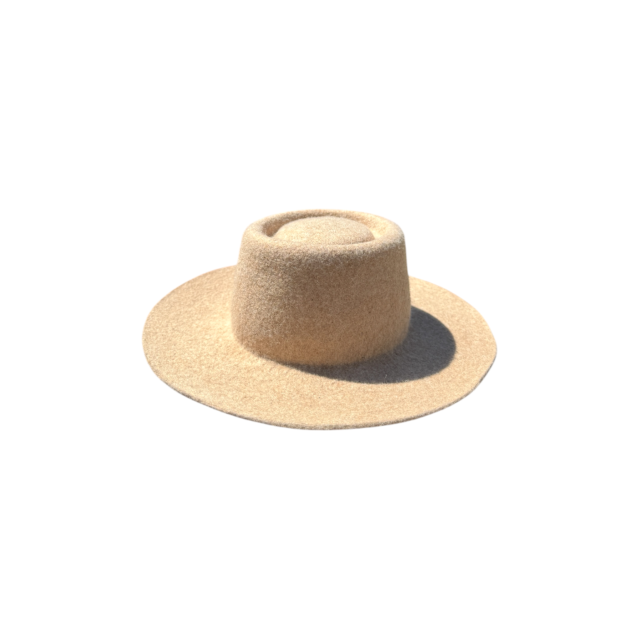 Sombrero Redondo Beige Claro