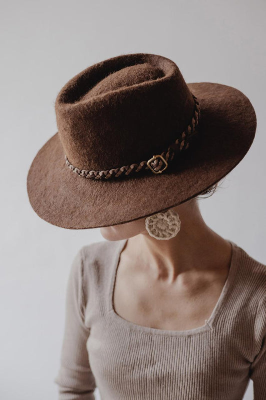 Sombrero Fedora Marrón