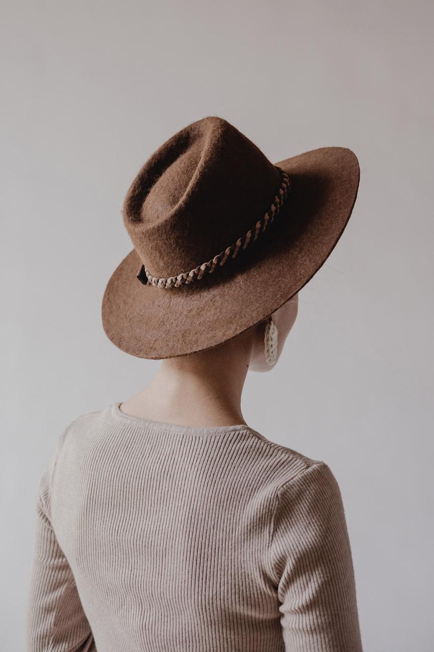 Sombrero Fedora Marrón