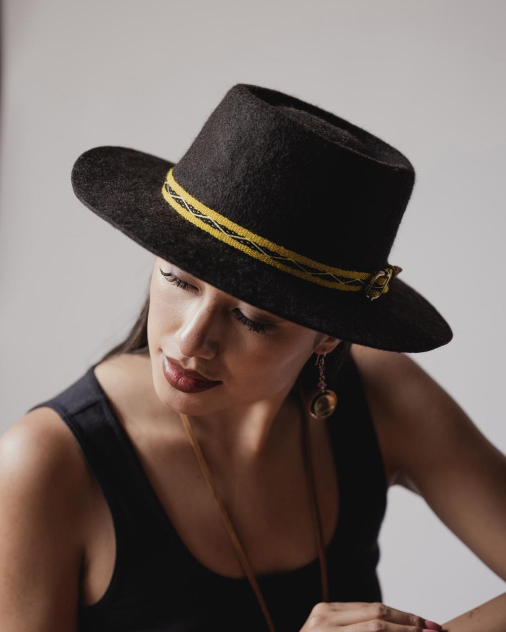Sombrero Redongo Negro