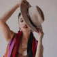 Sombrero Fedora Beige Claro