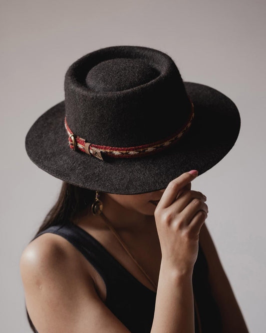 Sombrero Redongo Negro